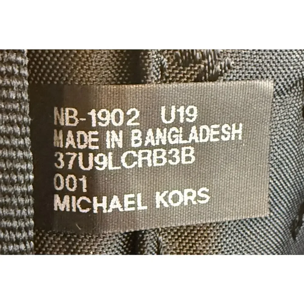 Michael Kors Cooper Signature Backpack – Black Logo-Print Canvas - Picture 11 of 11